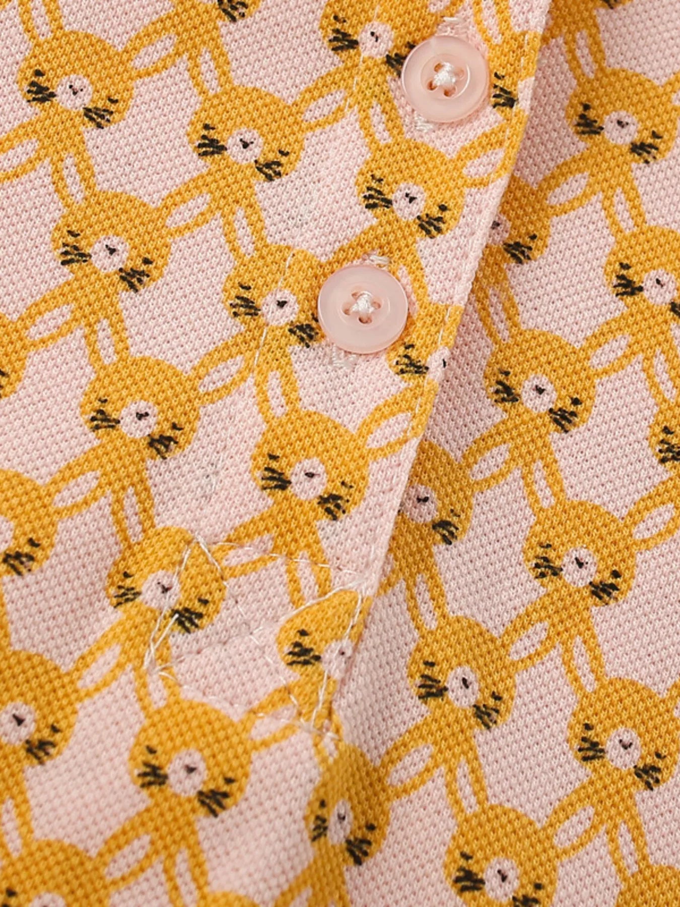 Children's Polo Collar Short Sleeve Dress