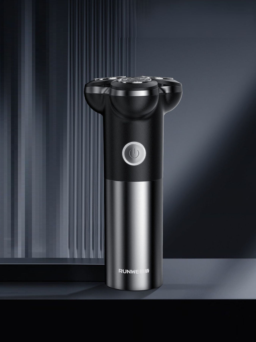Triple-Blade Rotary Electric Shaver
