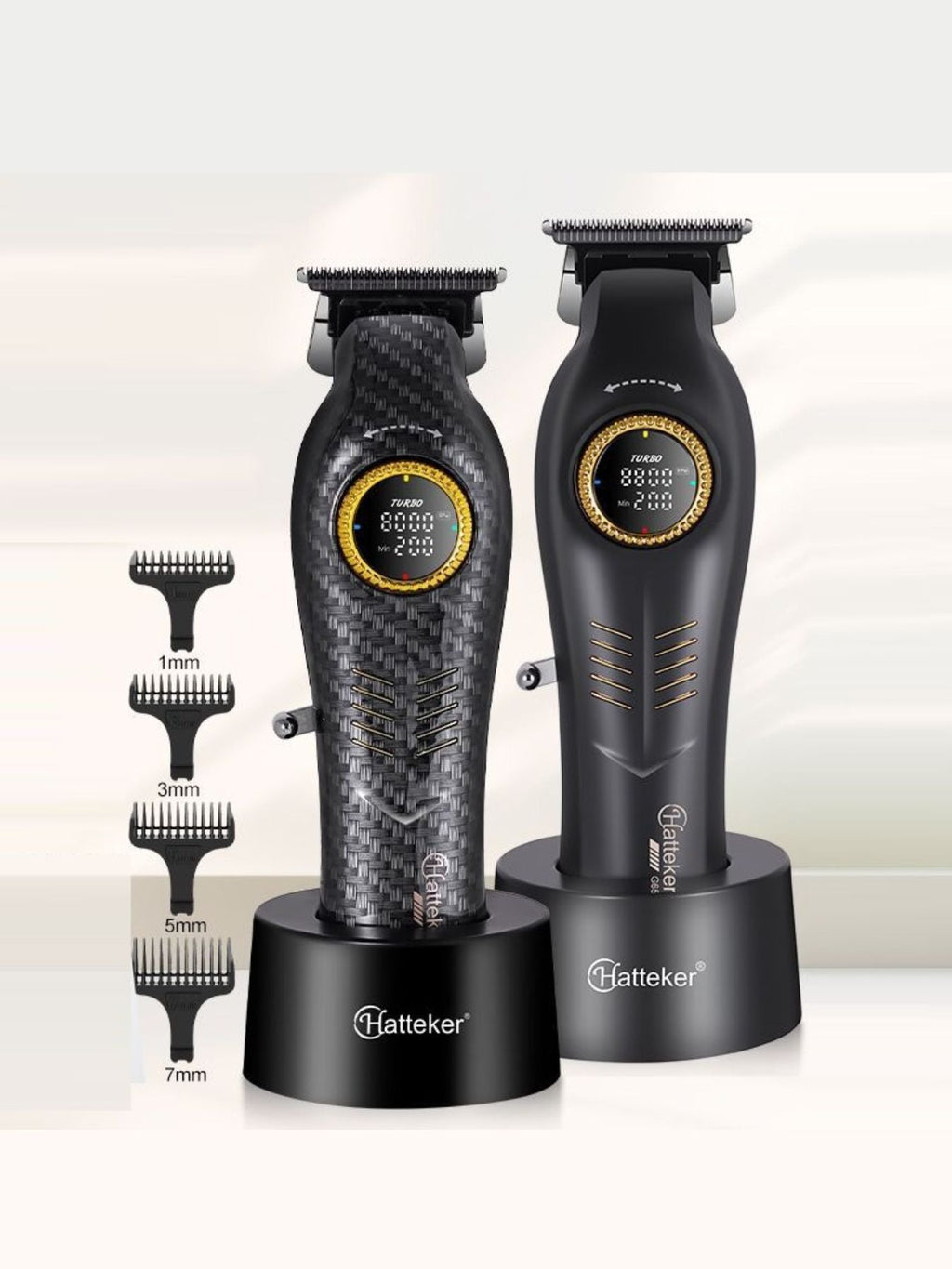 Cordless Hair Clipper with LED Display