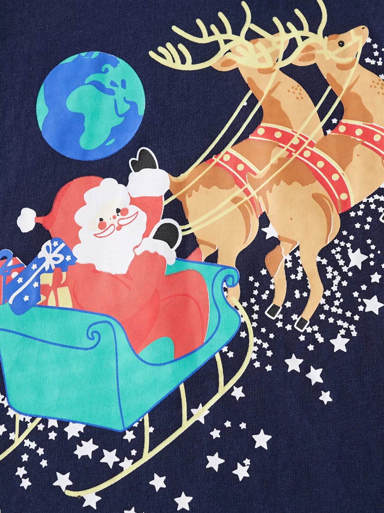 Children's Santa Graphic Long Sleeve T-Shirt