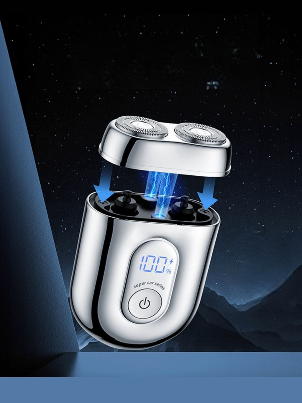 Mini Portable Waterproof Electric Shaver