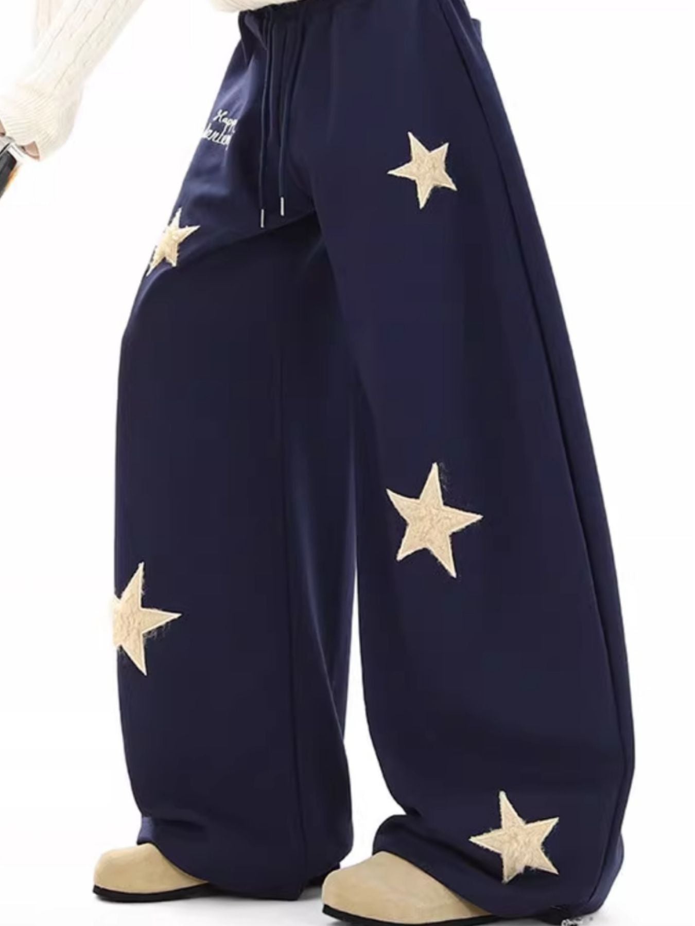 Men's Star Wide Leg Sweatpants