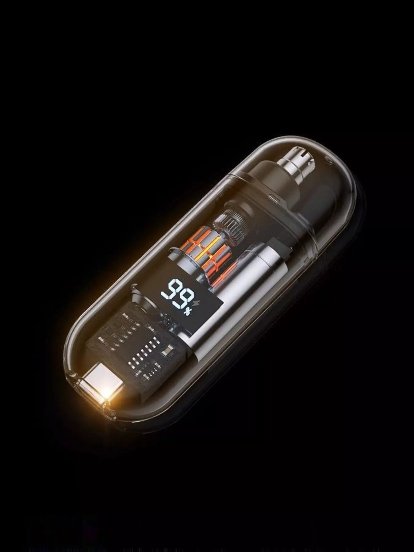 Rechargeable LED Display Nose Hair Trimmer
