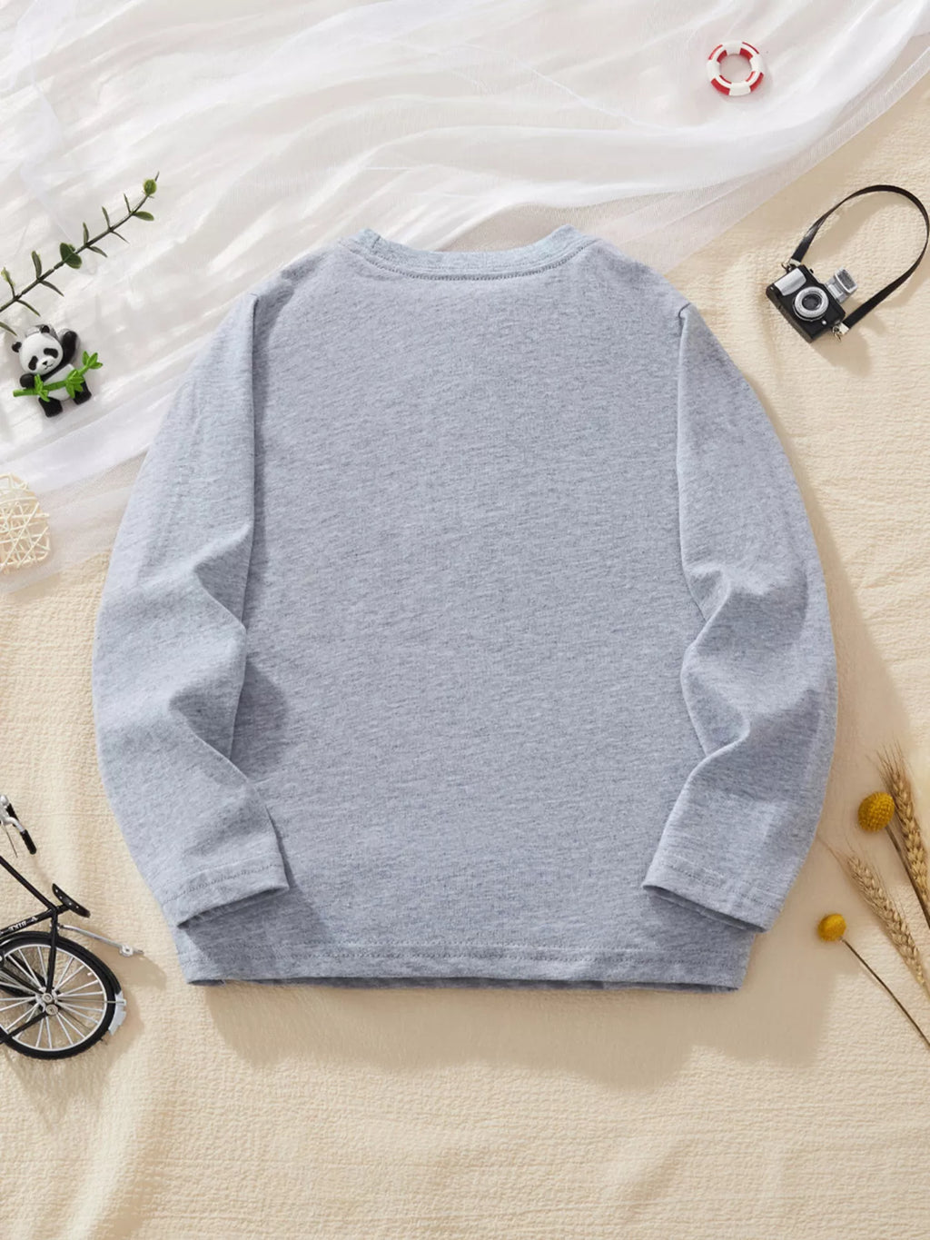 Children's Long Sleeve Shark Graphic T-Shirt