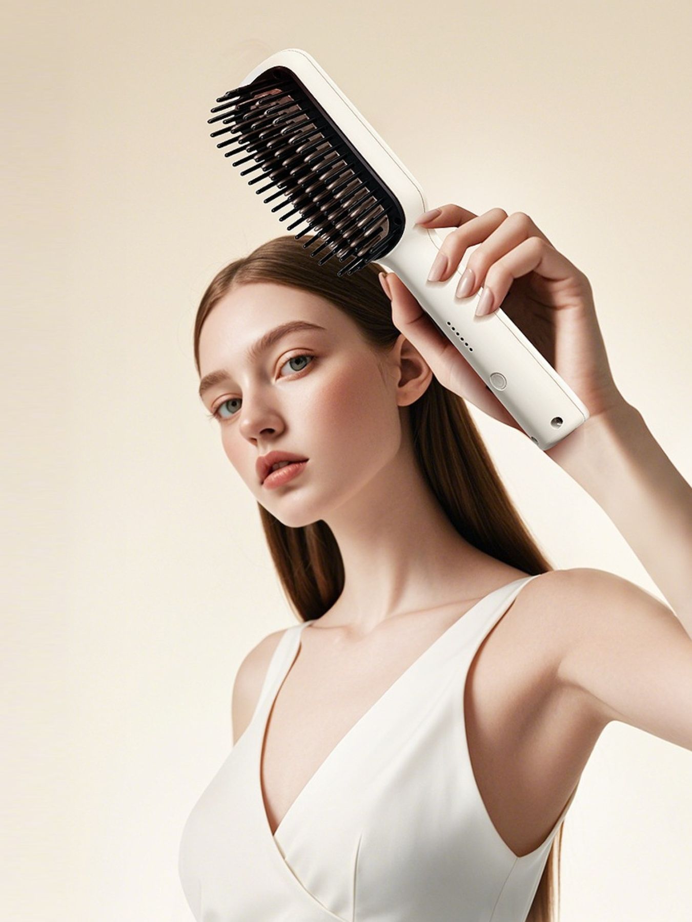 Anti-Scald Hair Straightening Comb