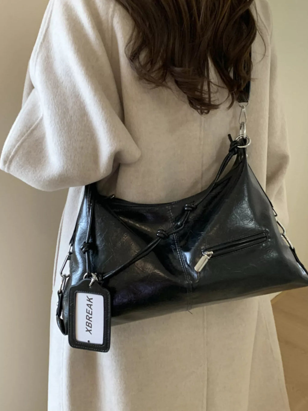 Vintage Style PU Leather Shoulder Bag