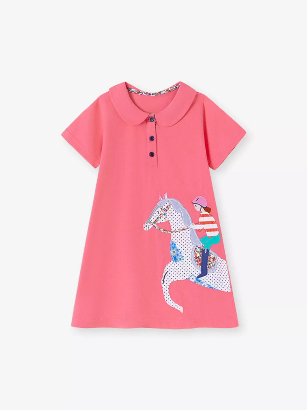 Children's Equestrian Short Sleeve Polo Dress