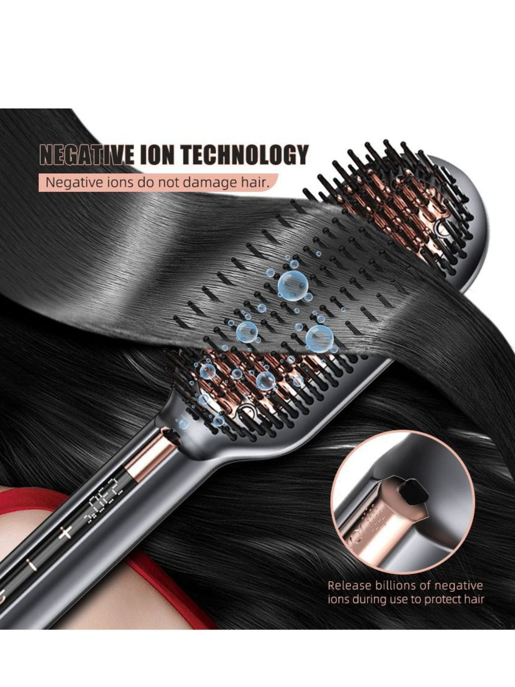 Fast Heating Hair Straightening Comb