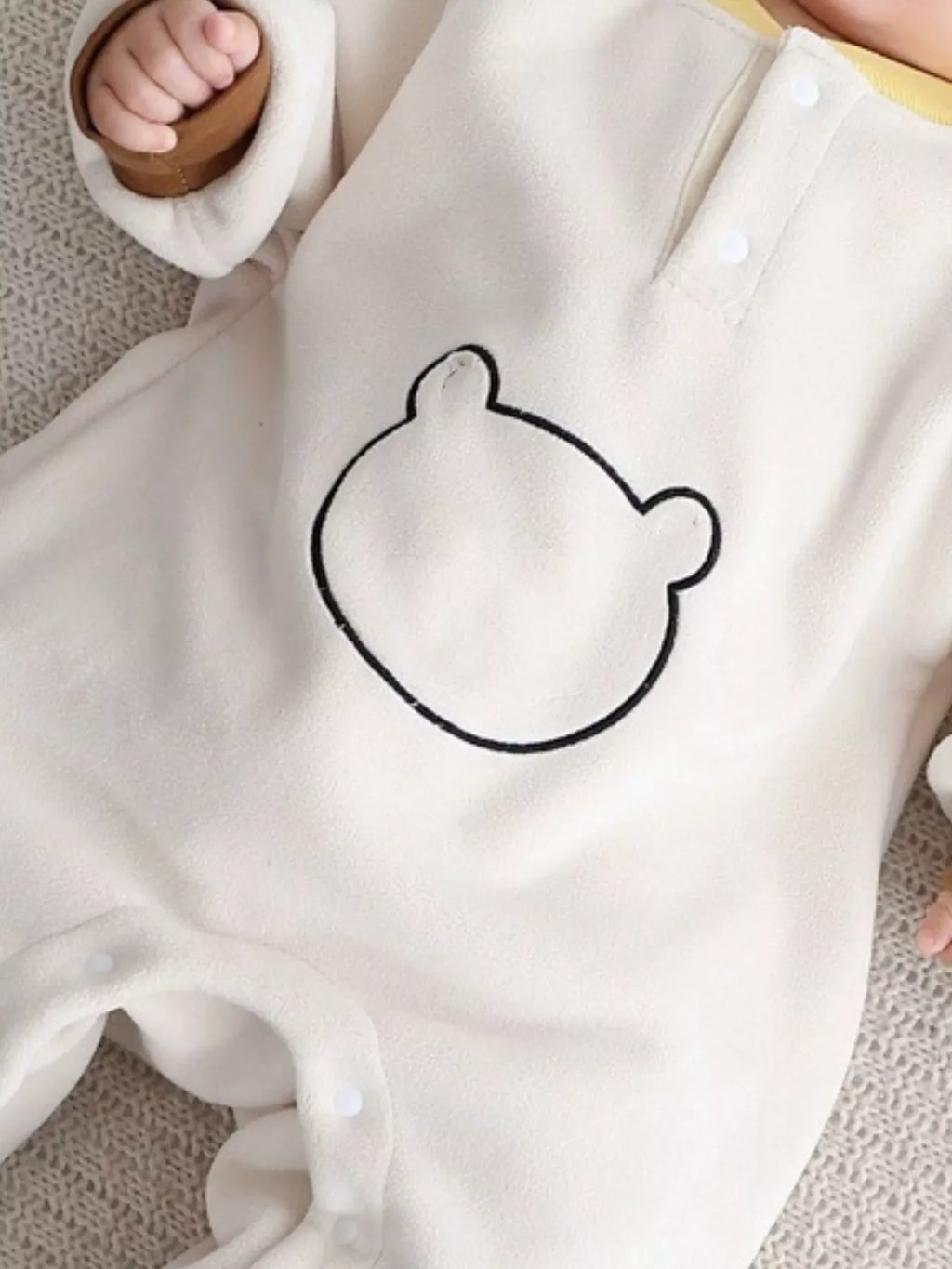 Children's Cute Bear Long Sleeve One-Piece