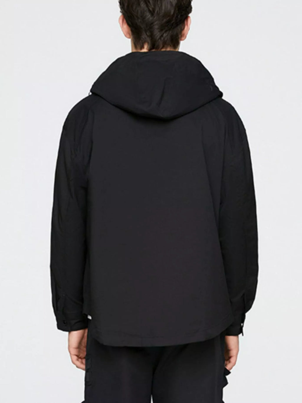 Men's Plus Size Urban Style Hooded Snap Down Jacket