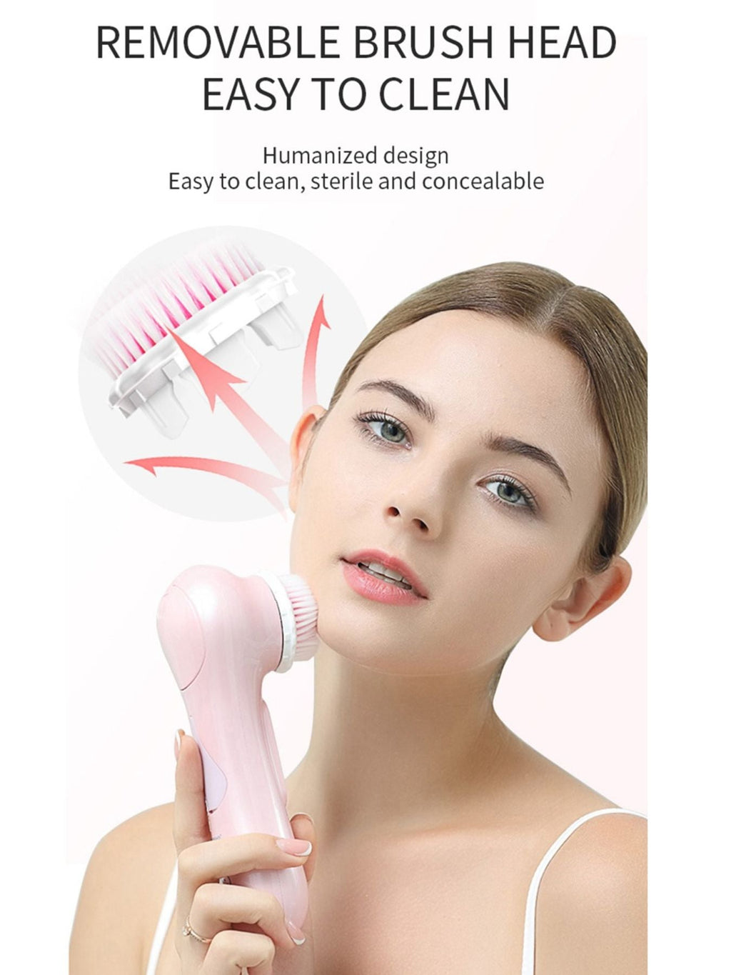 Electric Rotating Facial Cleansing Brush