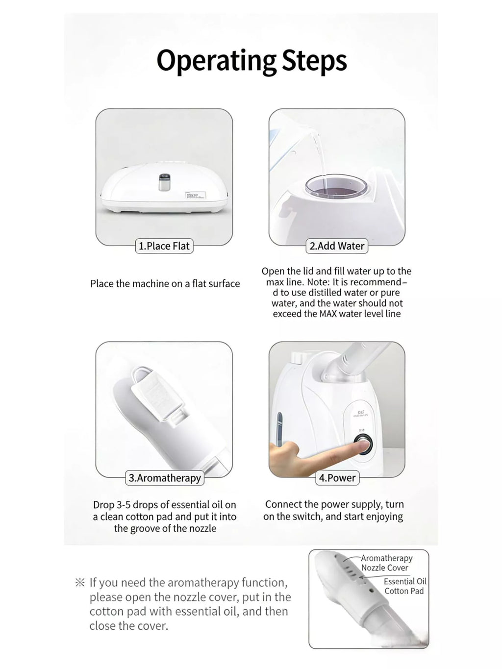 Facial Steamer Deep Cleansing Beauty Device
