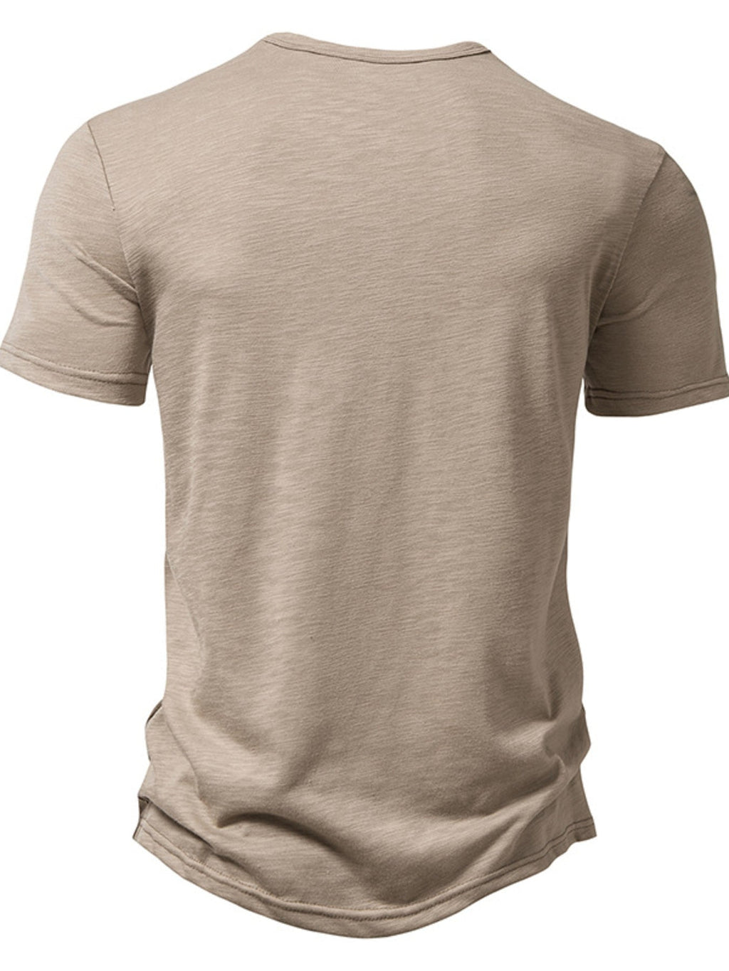 Men's Casual Button Detail T-Shirt