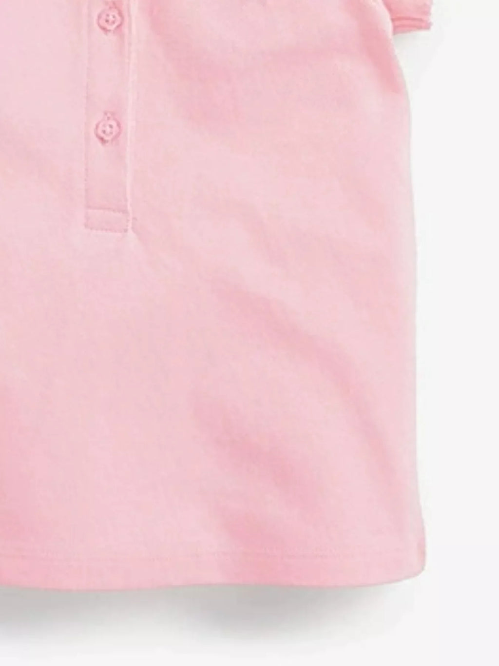 Children's Button Detail Short Sleeve Polo