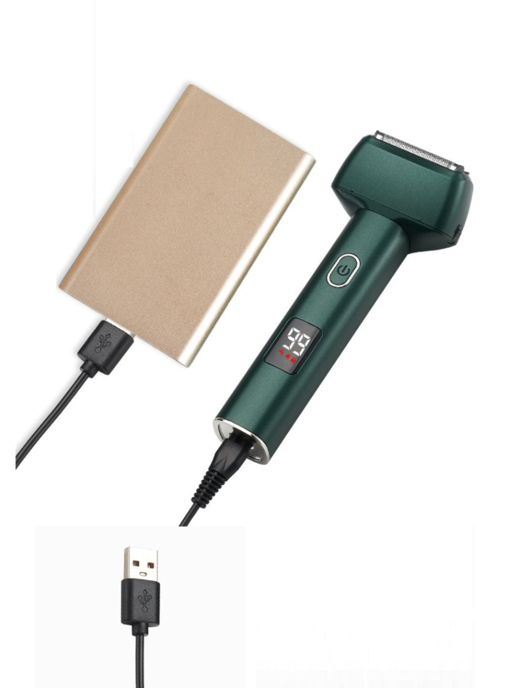 Rechargeable Foil Shaver with LED Display