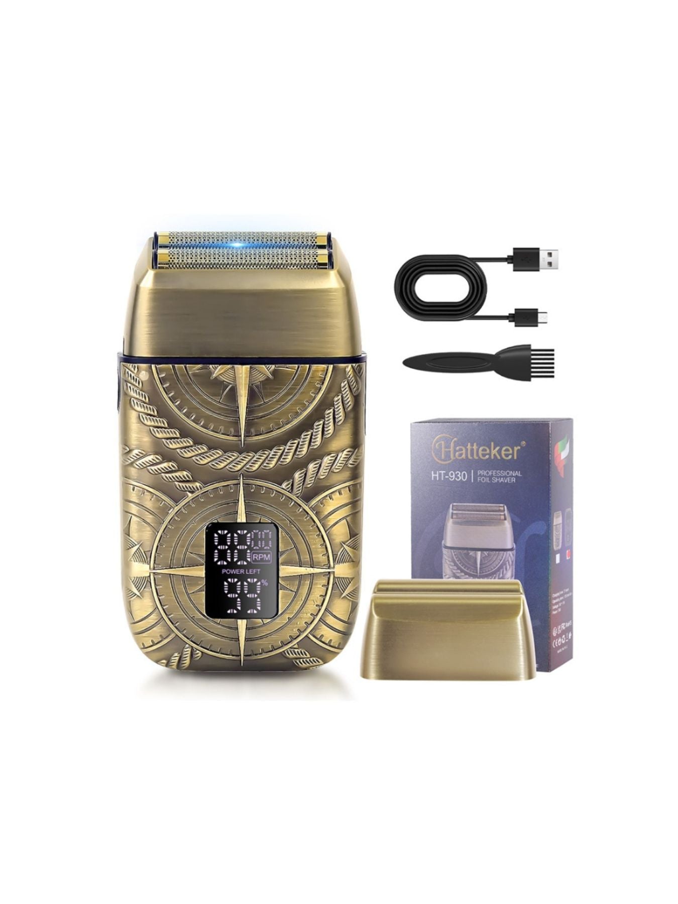 Electric Foil Shaver with LED Display