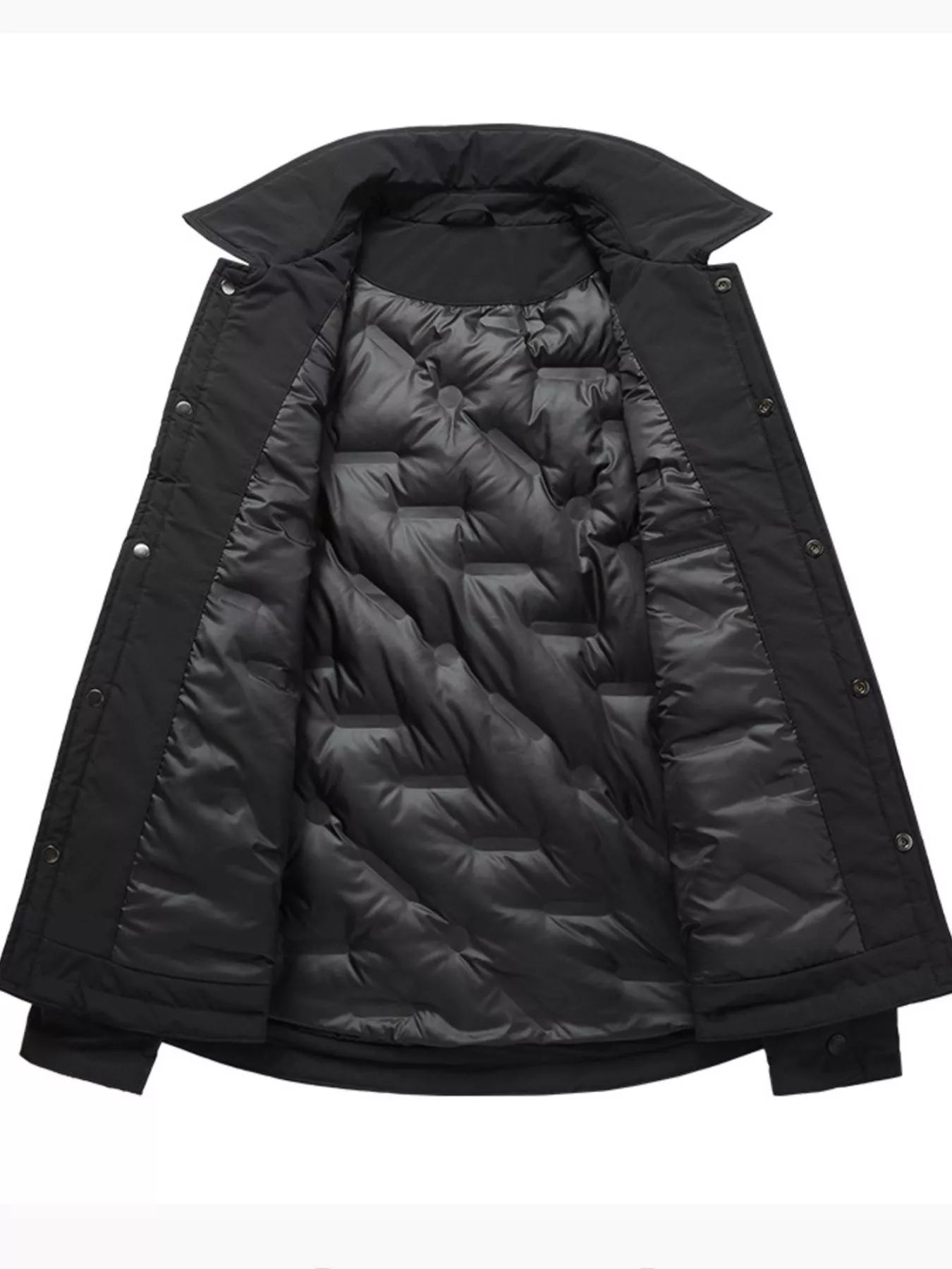 Men's Plus Size Casual Snap-Down Lightweight Jacket