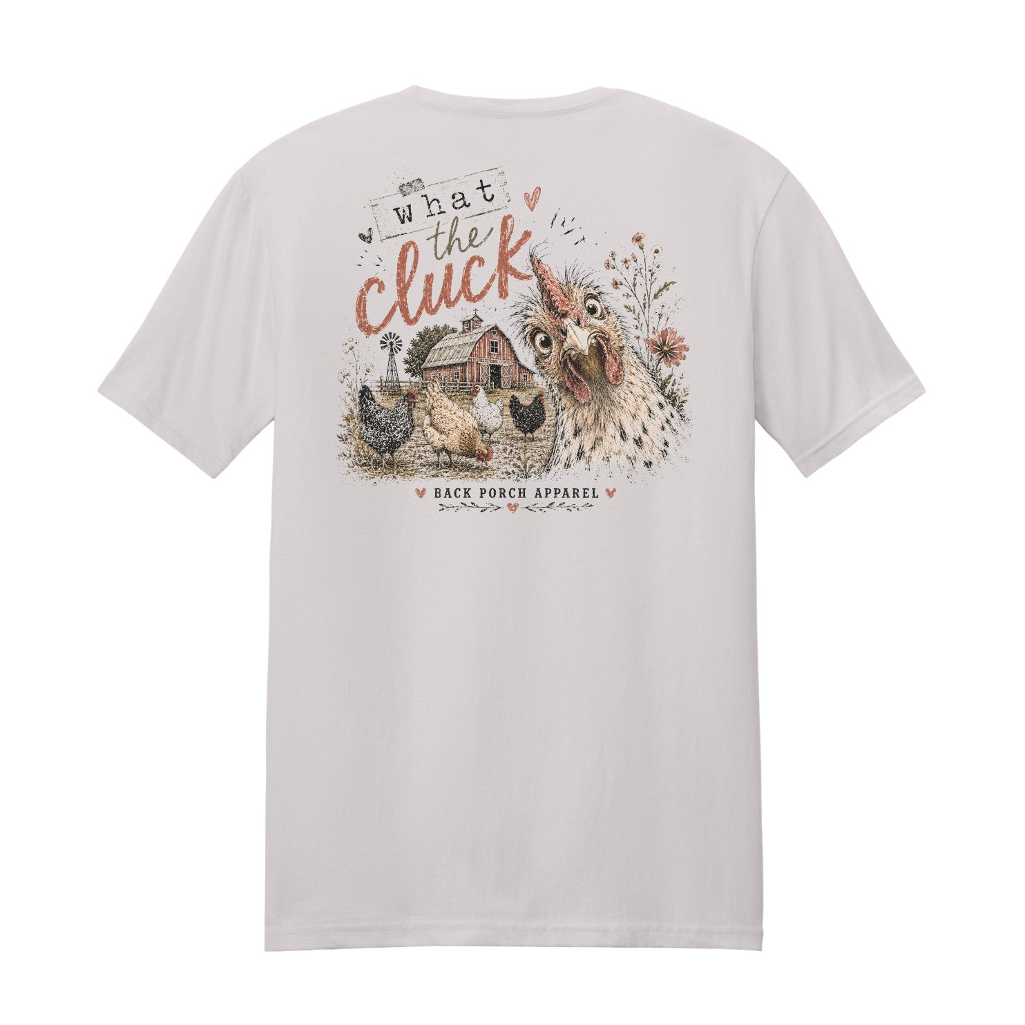 What the Cluck Funny Chicken T-Shirt | Women's Super Soft Ring Spun Cotton Graphic Tee