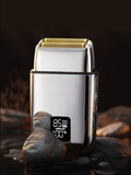Rechargeable Electric Foil Shaver with Digital Display