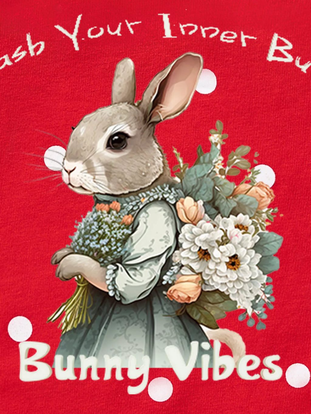 Children's Bunny Polka Dot Sweatshirt