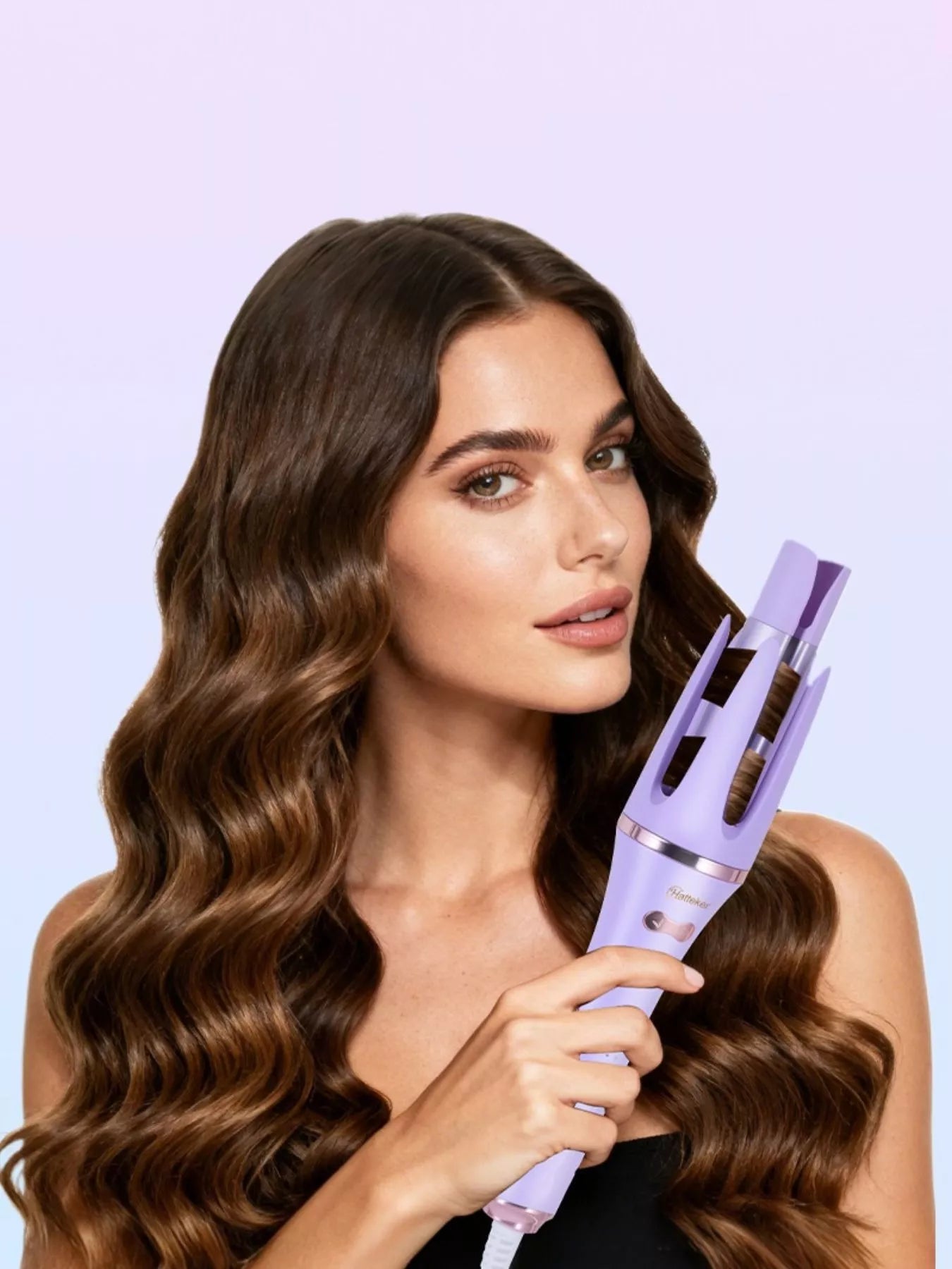 Automatic Rotating Hair Curling Iron