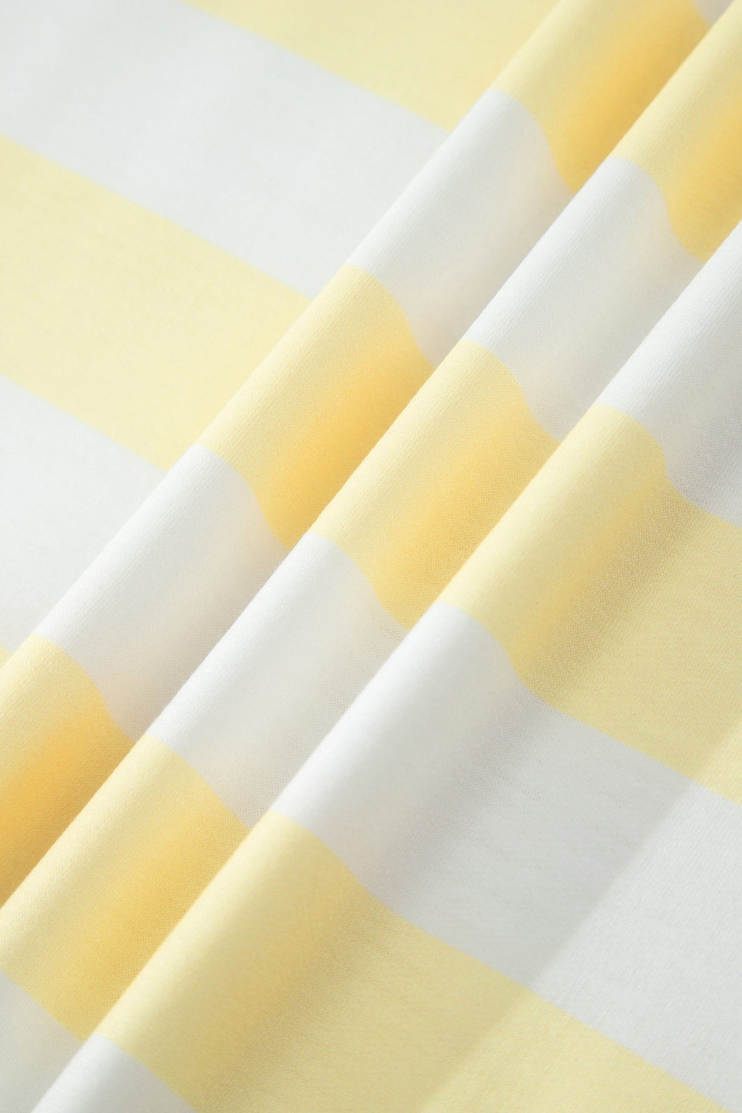 Yellow Stripe Exposed Seam Contrast Patchwork Oversized Top
