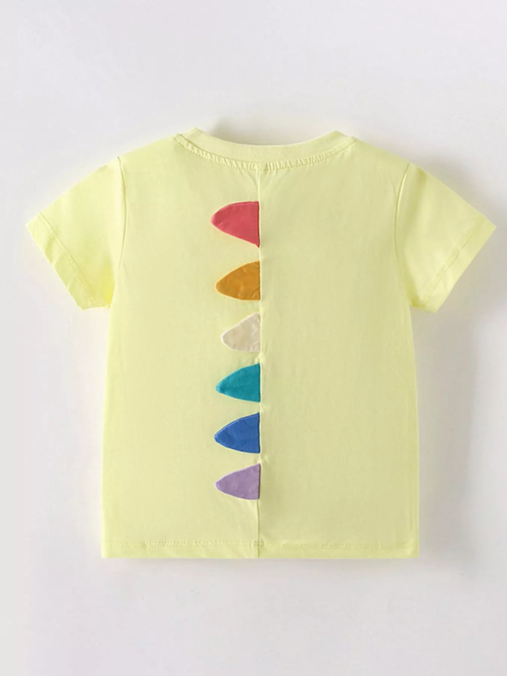 Children's Cute Cartoon Monster Graphic Short Sleeve T-Shirt