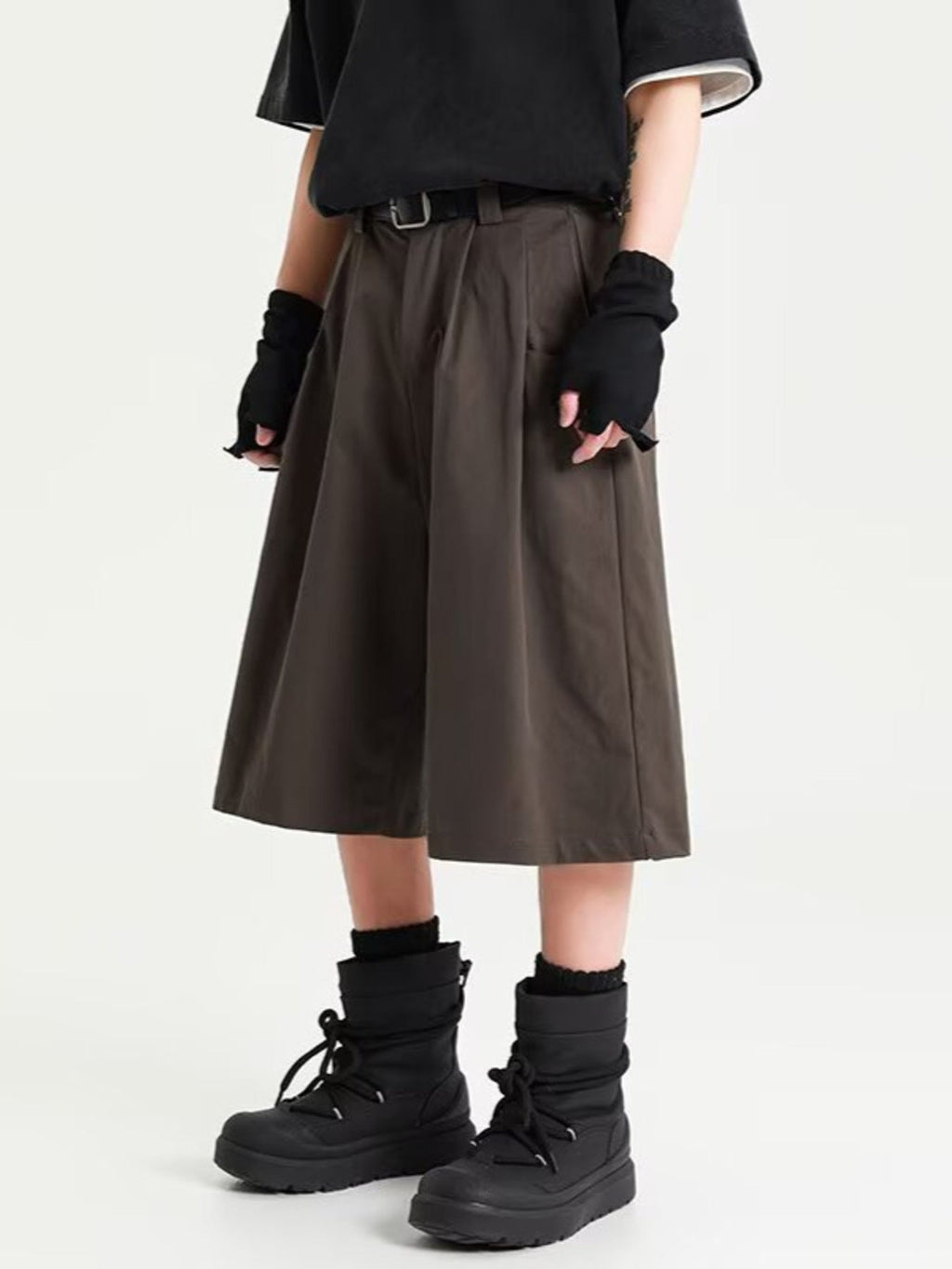 Men's Plus Size Wide Leg Shorts