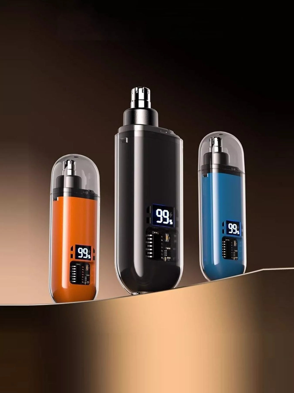 Rechargeable LED Display Nose Hair Trimmer