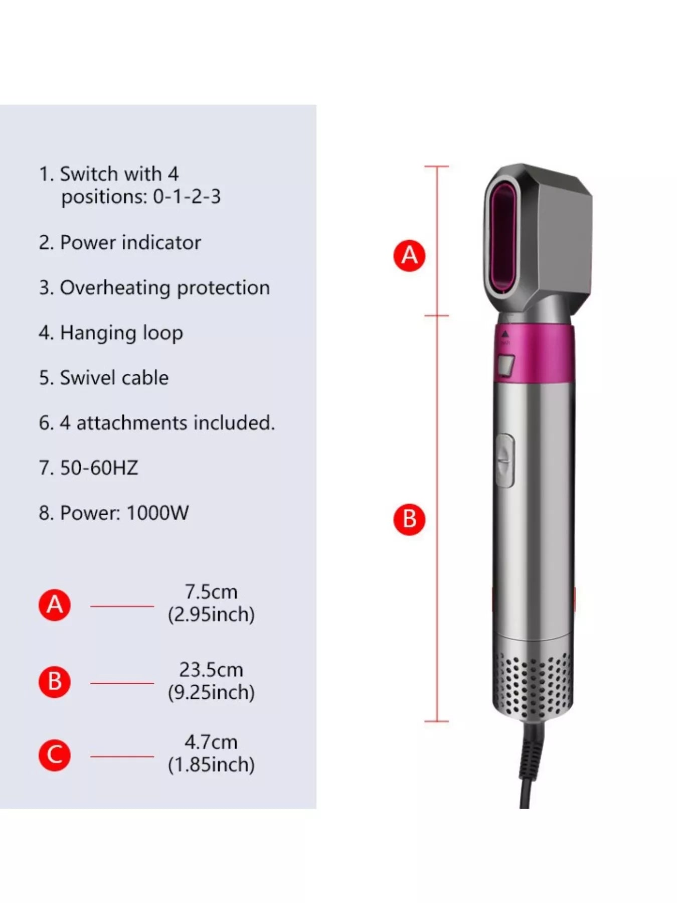 Adjustable Temperature Curling Iron