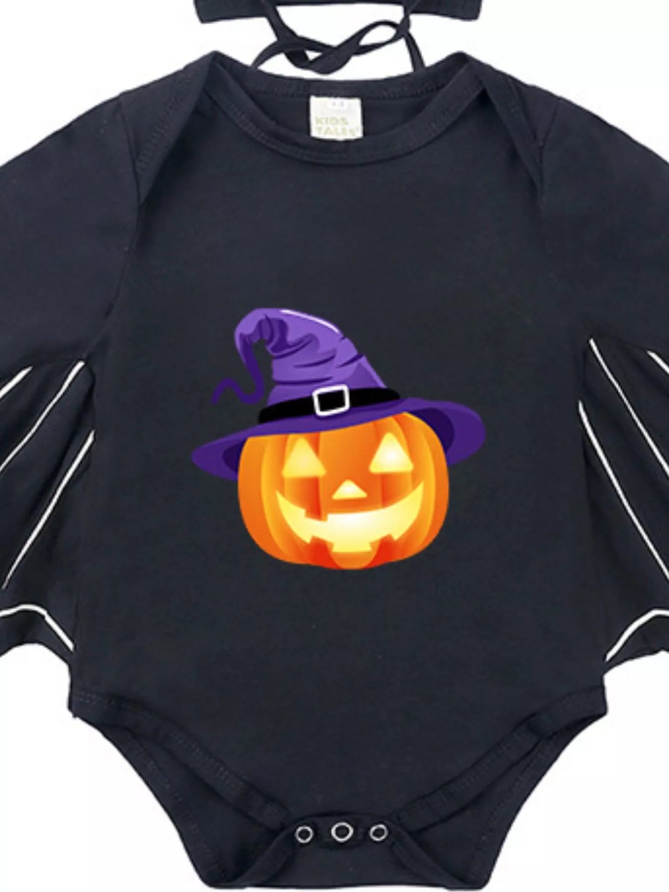 Children's Halloween Bat Bodysuit & Hat Costume Set