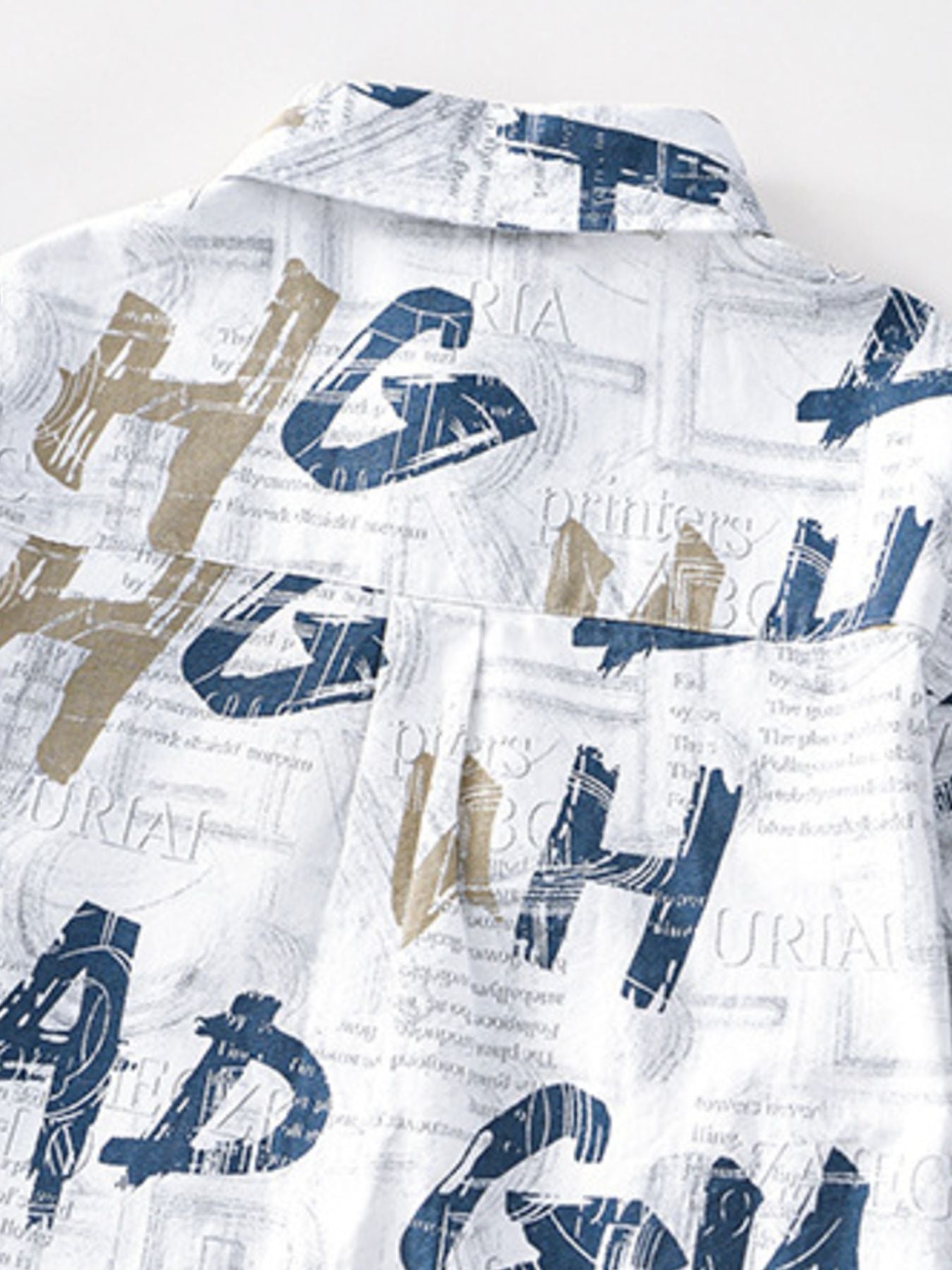 Men's Printed Short Sleeve Shirt