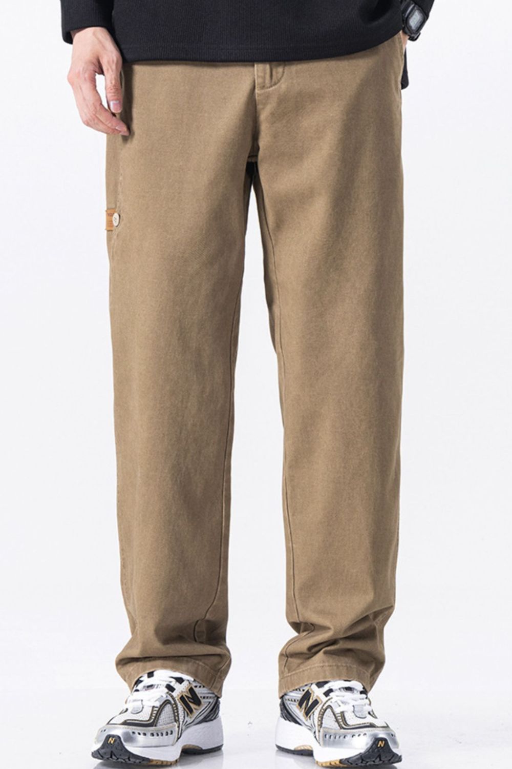 Men's Plus Size Wide Leg Pants