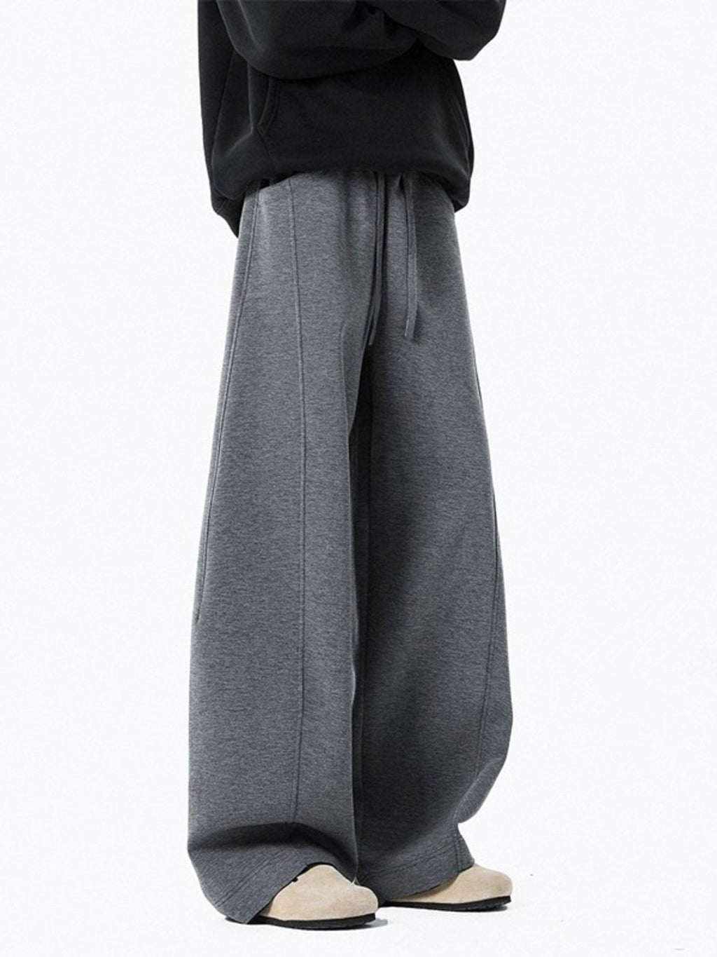 Men's Plus Size Wide Leg Sweatpants