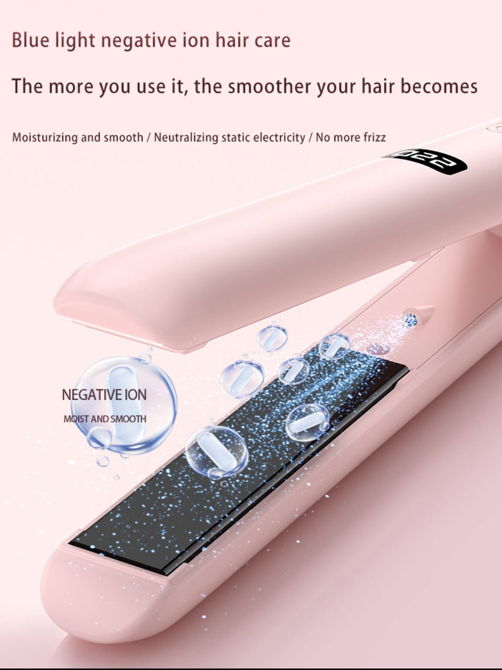 Adjustable Temperature Hair Straightener