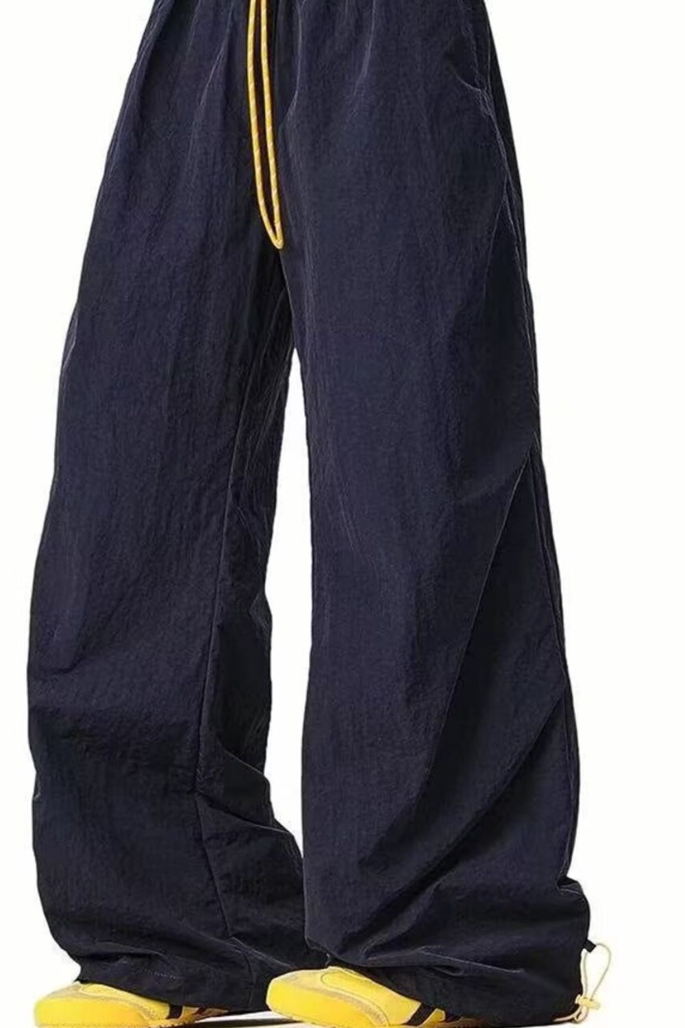 Men's Plus Size Loose-Fit Drawstring Waist Casual Pants