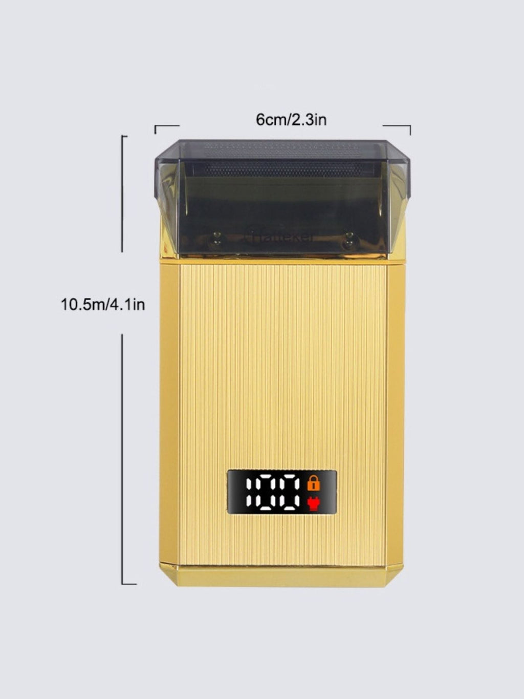 Portable Electric Foil Shaver with LED Display