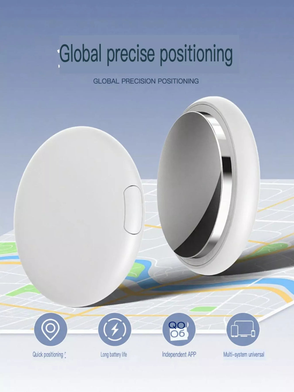 All Devices Airtag Reflective Pet Collar with Bell Anti-Lost Locator