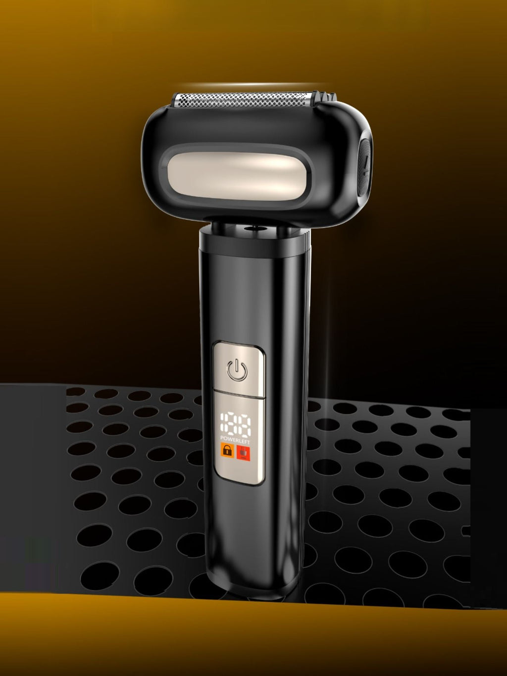 Rechargeable Electric Foil Shaver with Digital Display