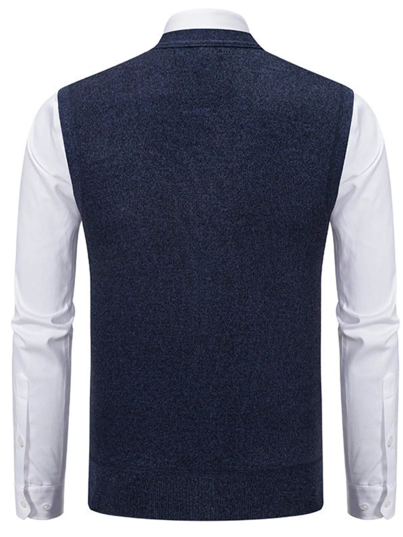 Men's Plus Size Button-Down Sweater Vest