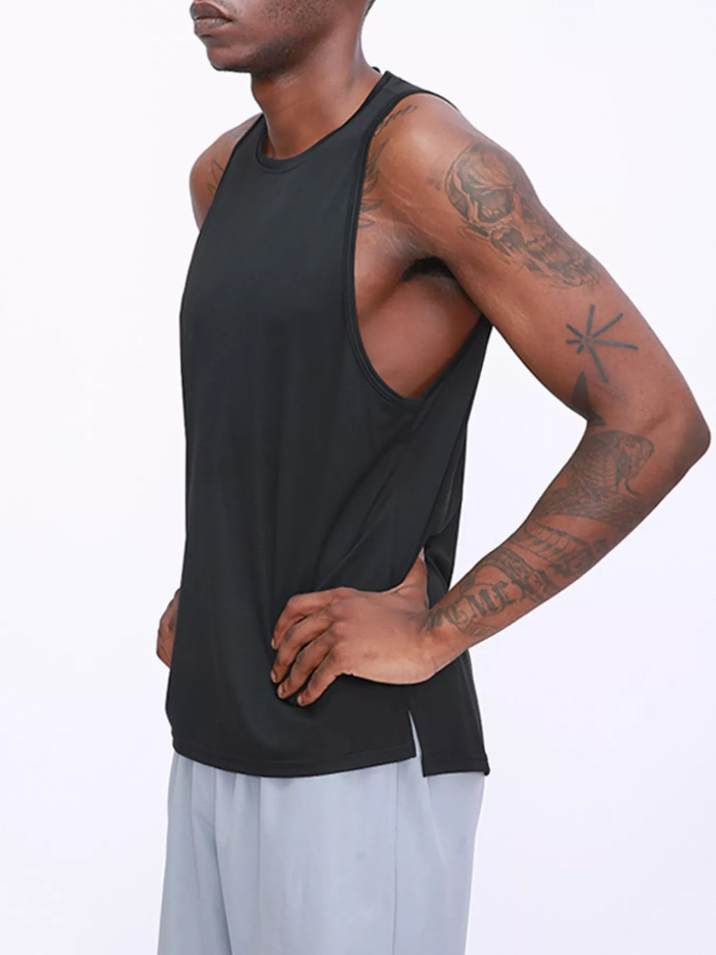Men's Plus Size Sleeveless Performance Active Tank