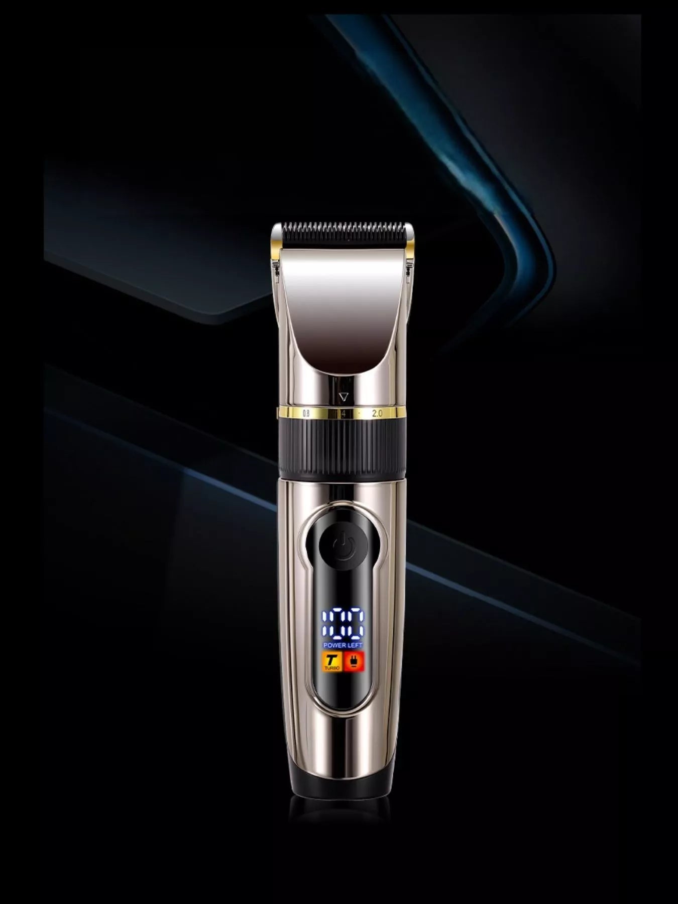Waterproof Hair Clipper with LED Display