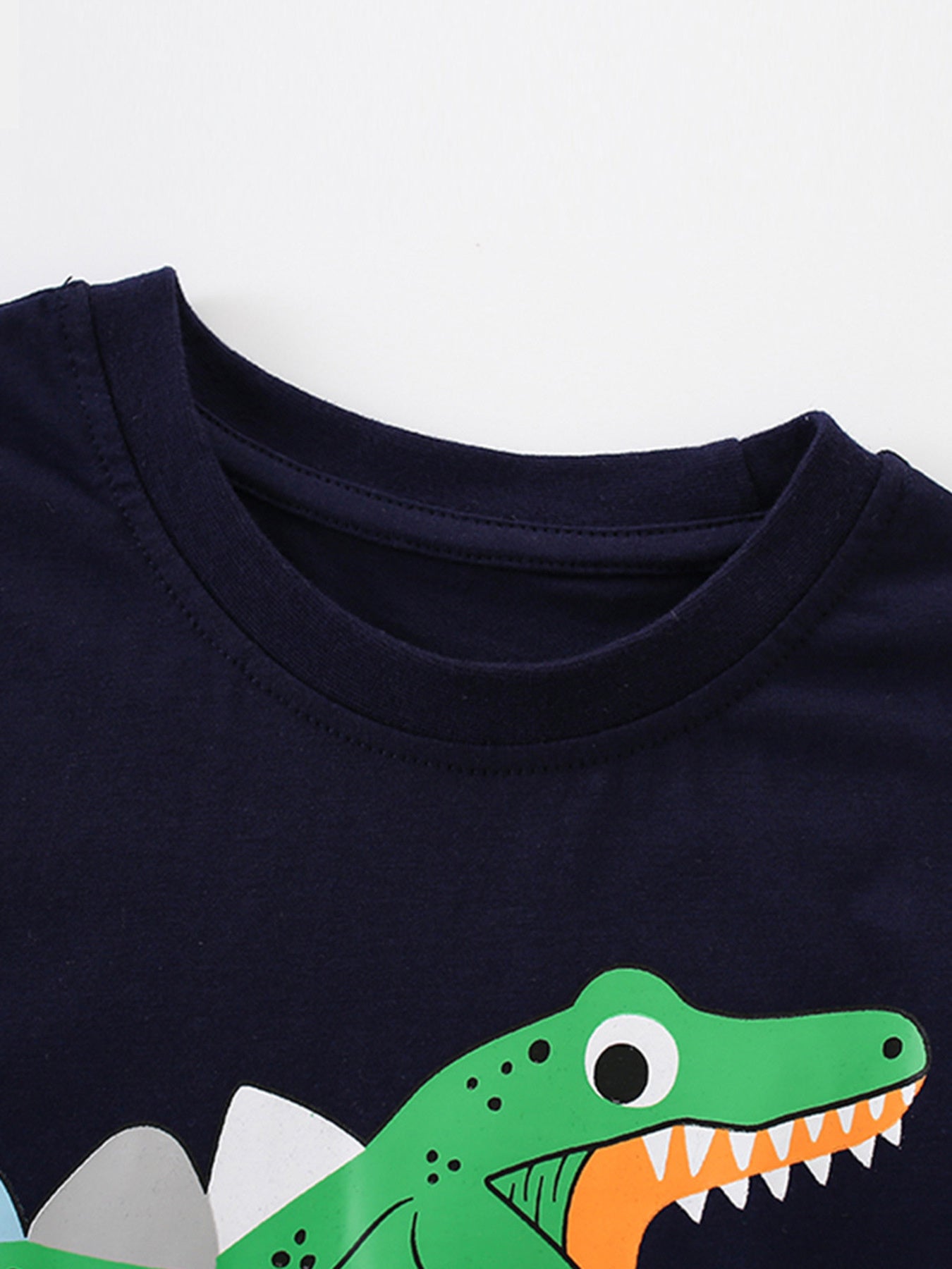 Children's Dinosaur Graphic Short Sleeve T-Shirt