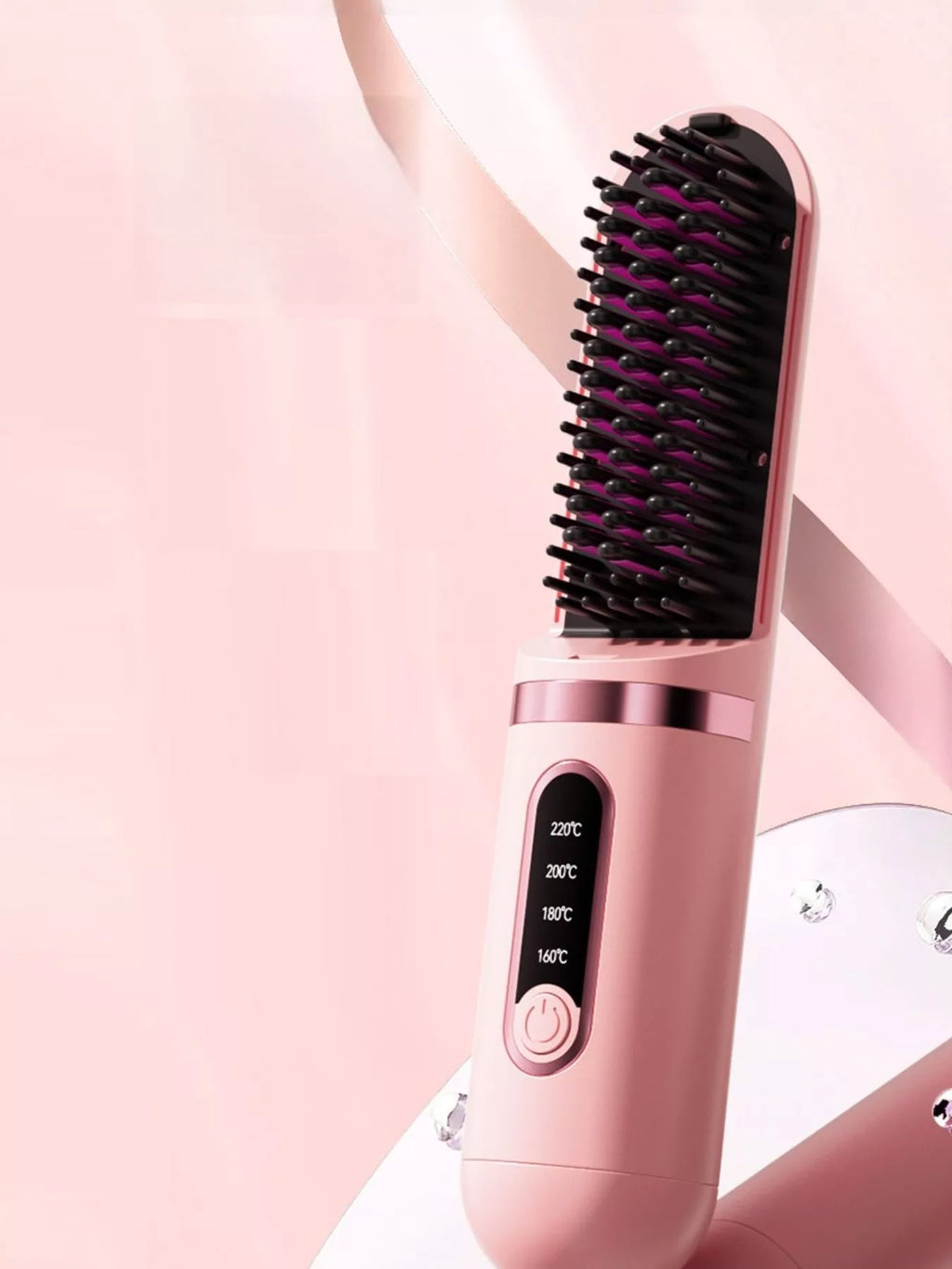 Portable Heated Hair Straightening Comb