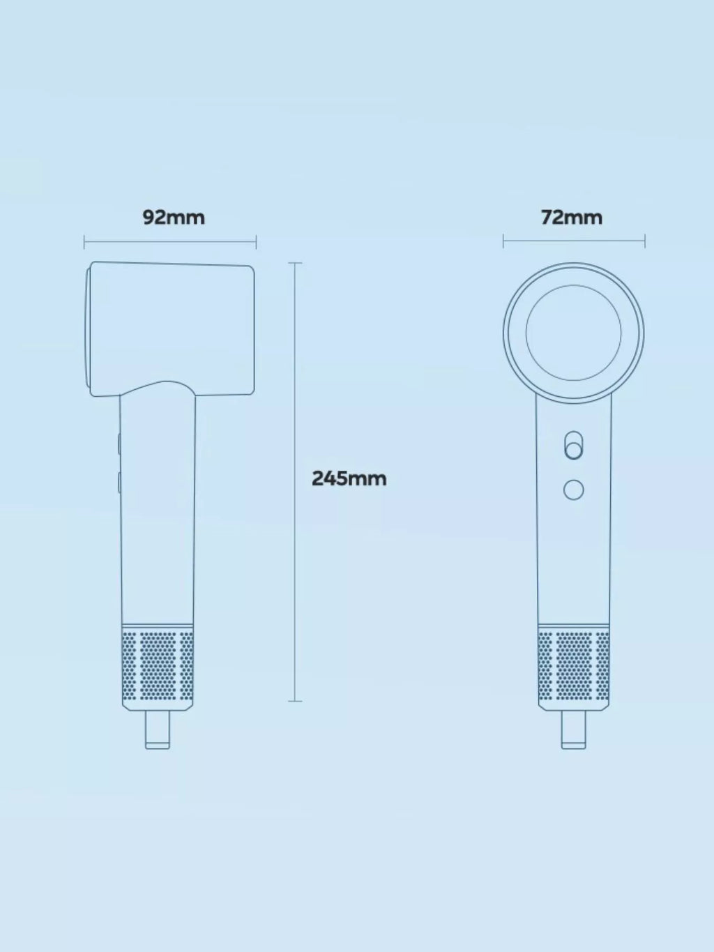 Temperature Control Household Hair Dryer