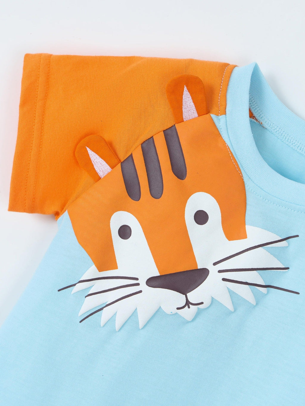 Children's Animal Print Round Neck T-Shirt