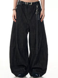 Men's Wide Leg Wash Jeans