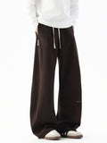 Men's Plus Size Wide Leg Casual Drawstring Pants