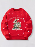 Children's Bunny Polka Dot Sweatshirt