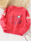 Children's Ping Pong Graphic Crew Neck Sweatshirt